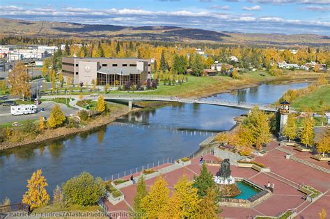 Aerial View Of Downtown Fairbanks