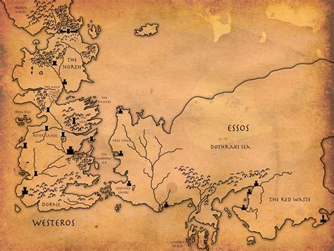 Game Of Thrones Map Fairly Large Photo Print It Out And Use It For