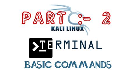 Basic Commands 2 Kali Linux Ethical Hacking Youtube