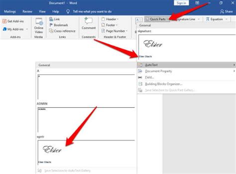 How To Insert A Signature In A Microsoft Word Document