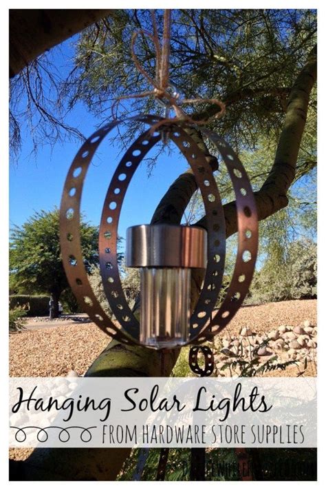 How To Make Your Own Solar Lights To Hang In A Tree