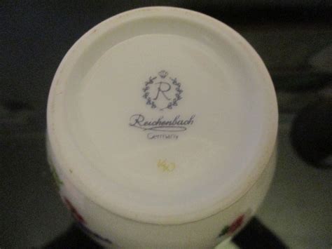 Vintage German Reichenbach Fine China Porcelain Dresden Floral Spray 7 1 8 Vase Ebay