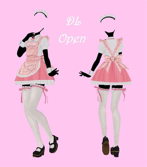 Tda Maid Outfits By Harukaluka On Deviantart Maid Outfit Sims Mods