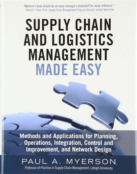 Supply Chain And Logistics Management Made By Myerson Paul
