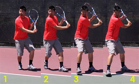 One Handed Backhand Lock And Roll Tennis