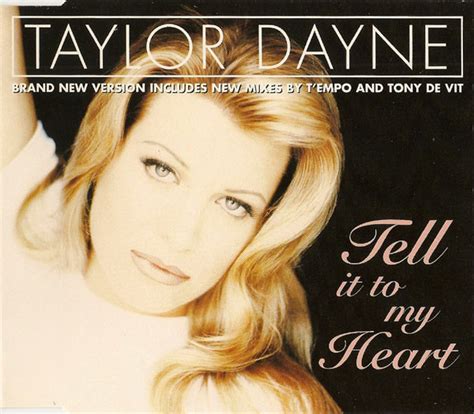 Taylor Dayne Tell It To My Heart 1996 Cd Discogs