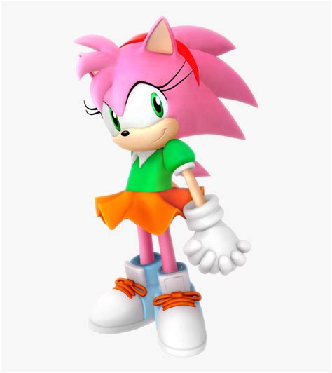 Classic Amy Rose Sonic Hd Png Download Kindpng
