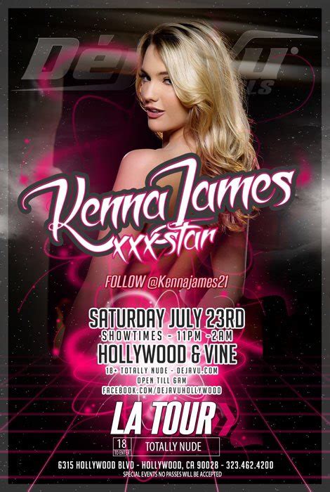 TW Pornstars Pic Kenna James INC Twitter Hey Everyone My SoCal Club Tour Is Coming Up