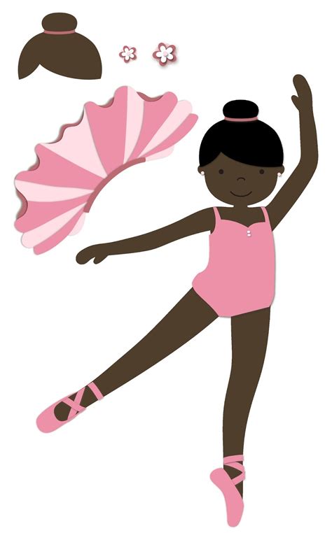 The Cherry On Top Free Ballerina Paper Cut Out Printable