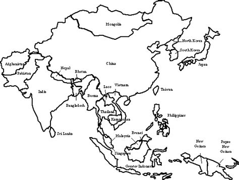 29 Blank Map Of Southwest Asia Maps Database Source