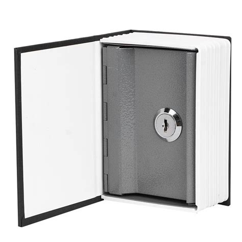 Simulation Book Safe Storage Box Money Cash Jewelry Security Lock Case