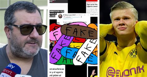 Fake News Travel Quick And Far Mino Raiola Slams Rumours About Crazy Demands For Haaland