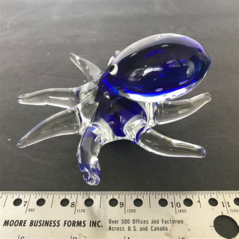 Captivating Crystal Octopus Art Glass 25 Tall Etsy