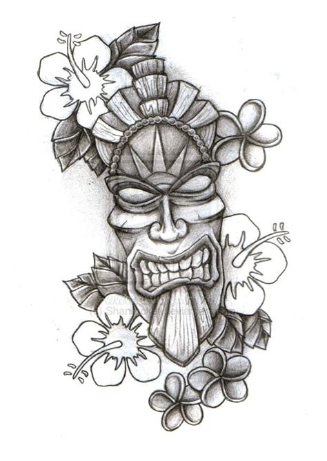 Pin By Scott Blount On Tiki Tiki Tattoo Hawaiian Tattoo Tiki Mask