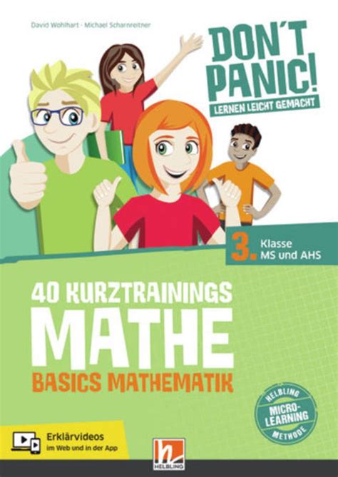 Don T Panic Lernen Leicht Gemacht Kurztrainings Mathe