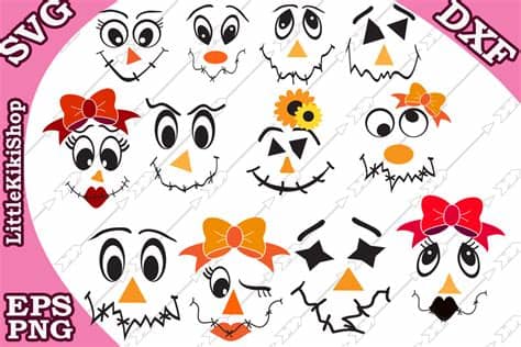 All contents are released under creative commons cc0. Scarecrow Face Svg (Graphic) by LittleKikiShop · Creative ...