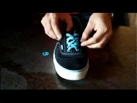 Our 36 flat rocketink™ laces are perfect for vans! Synch Bands - Diamond Lace Pattern on Vans - YouTube