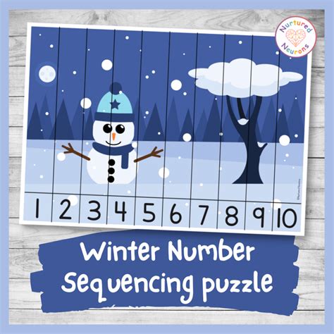 Printable Number Sequencing Puzzles Free Printable Download
