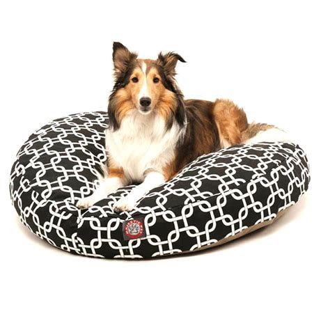Majestic Pet Links Round Pet Bed 36 X 36 Black Round Dog Bed