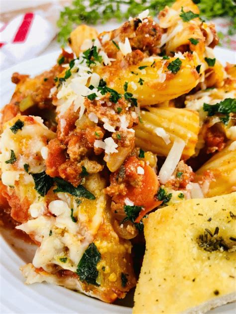 Baked Rigatoni With Meat Sauce Wondermom Wannabe