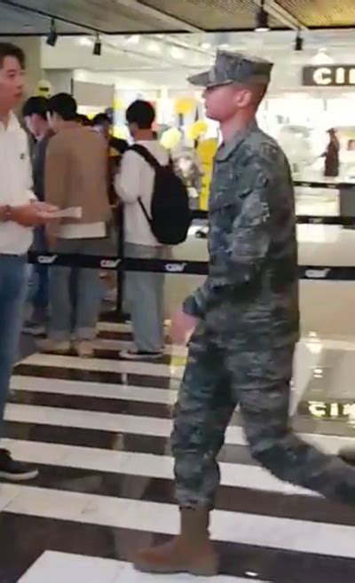 Shinees Minho Attended His New Movie Premiere In His Marine Uniform