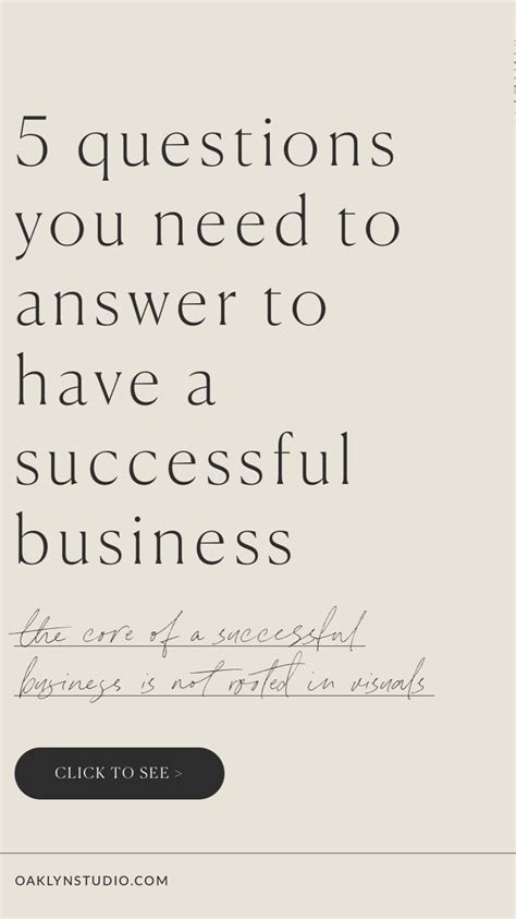 5 Questions You Need To Answer To Have A Successful Business Pinterest