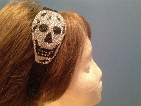 Skull Headband Skeleton Costume Skull Accessory Halloween Etsy