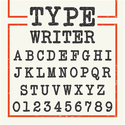 Alphabet Font Types