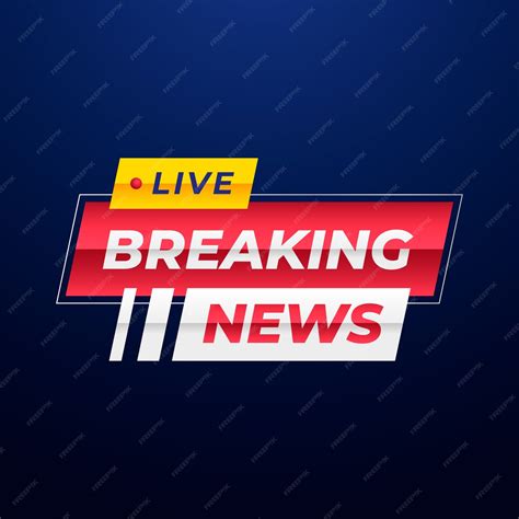 Free Vector | Gradient breaking news logo design