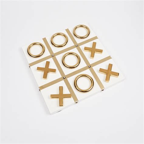 Tic Tac Toe White Gold Wilouby Touch Of Modern