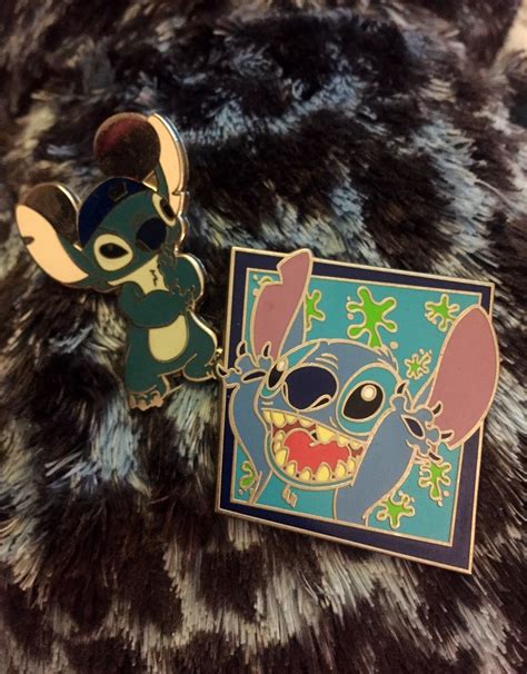 This Disney Stitch Pin Pair Is A Great Set For Collectors And Lilo And