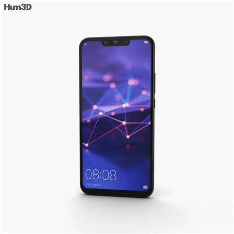 Huawei Mate 20 Lite Black 3d 모델 전자 기기 On Hum3d