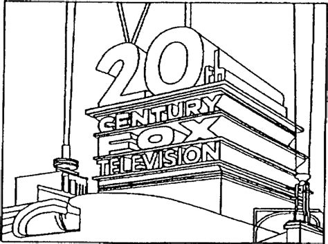 20th Century Fox Logo Coloring Pages 2019 Open Coloring Pages