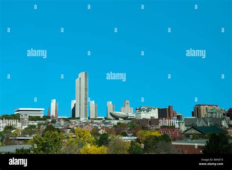The Skyline Of Albany The State Capital Of New York In The Usa Stock