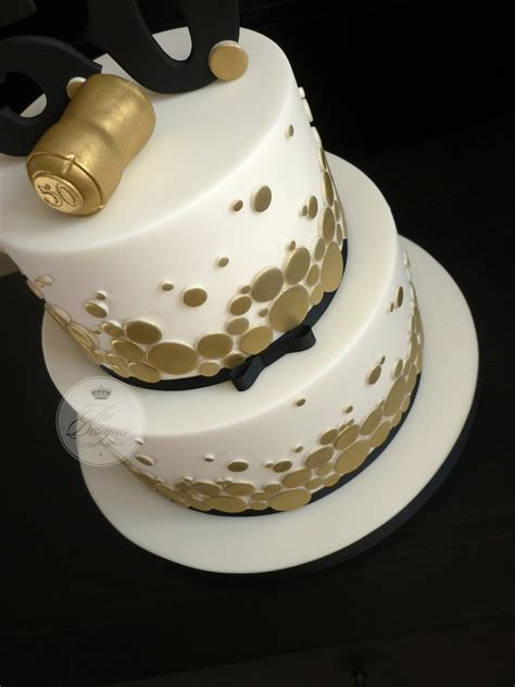 Be sure to check out my most recent video where i walk through all the steps to make the perfect vanilla cake, completely from scratch (printable recipe is just. Champagne Themed 50Th Birthday Cake - CakeCentral.com