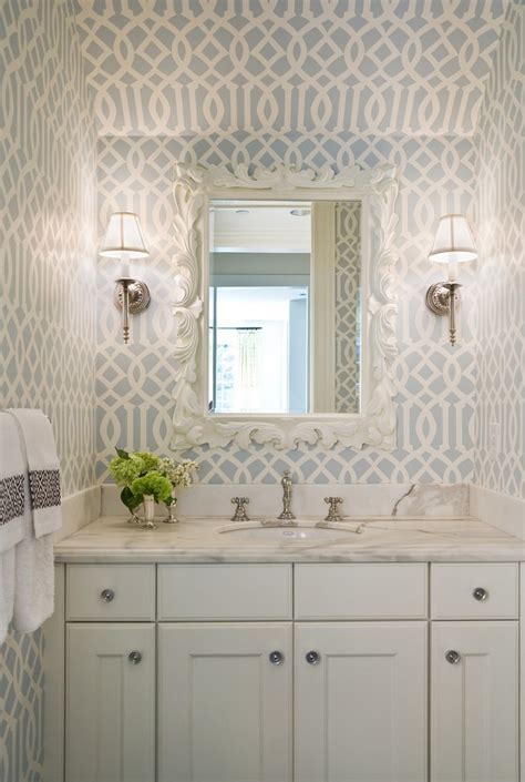 Gorgeous Wallpaper Ideas For Your Modern Bathroom
