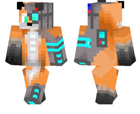 Cyber Fox Minecraft Pe Skins