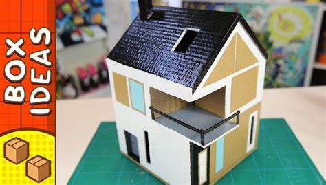 Diy Cardboard House Scandinavian Craft Ideas For Kids
