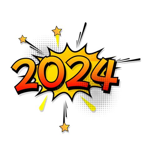 Cómic De Texto 2024 Vector Png Dibujos Historietas 2024 2024 Año