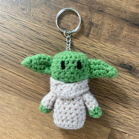 Baby Yoda Crochet Keyringbackpack Buddy Etsy Canada