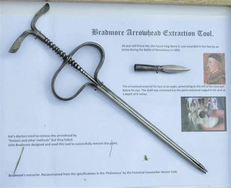 Bradmore Arrowhead Extraction Tool Used In The 1400s To Remove An Arrow