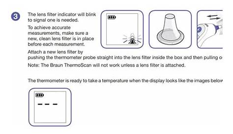 braun thermoscan 5 manual