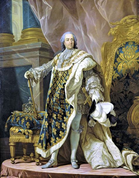Portrait Of Louis Xv Of France 1710 1774 Louis Michel Van Loo