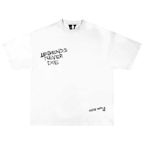 Buy Vlone X Juice Wrld Legends Never Die T Shirt White 1020