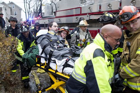 firefighters suffer minor injuries in roxbury fire the boston globe