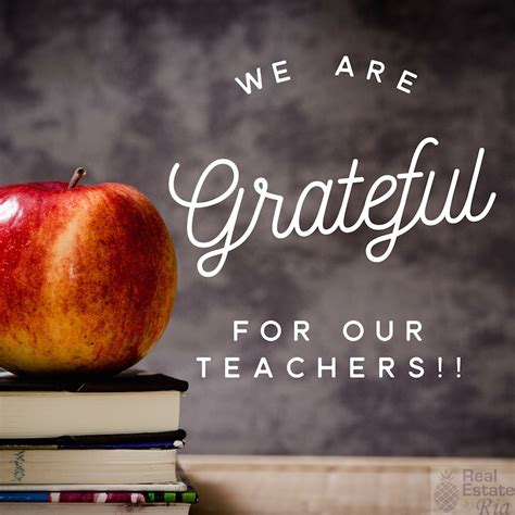Its National Teacher Appreciation Week We Are Grateful For Our