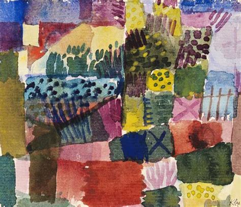 Southern Garden Paul Klee As Art Print Or Hand Painted Oil