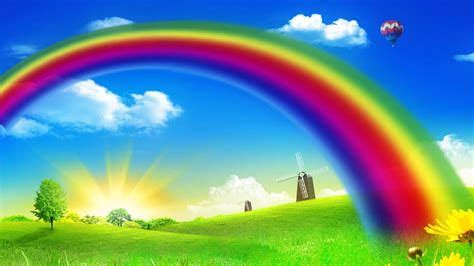 40 Rainbow Sunshine Wallpapers Wallpapersafari