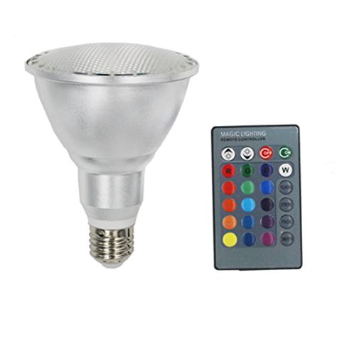 Par30 10w Led Rgb Magic E27 Lamp Light Bulb Color Changing Spotlight