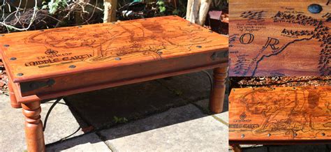 I am going to design and manufacture a coffee table complying to the art deco movement. Lord of the Rings - Coffee Table - Walyou